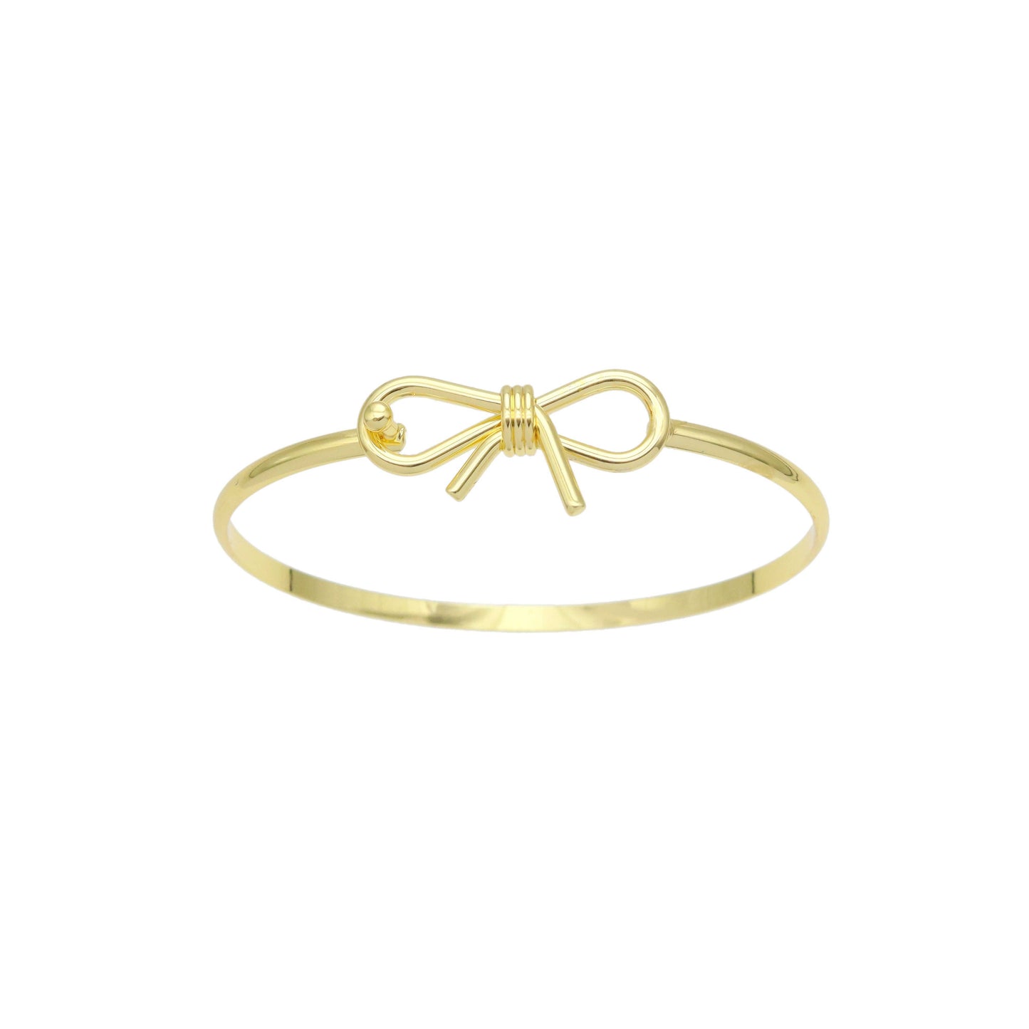 Plain Gold Bowknot  Bracelet