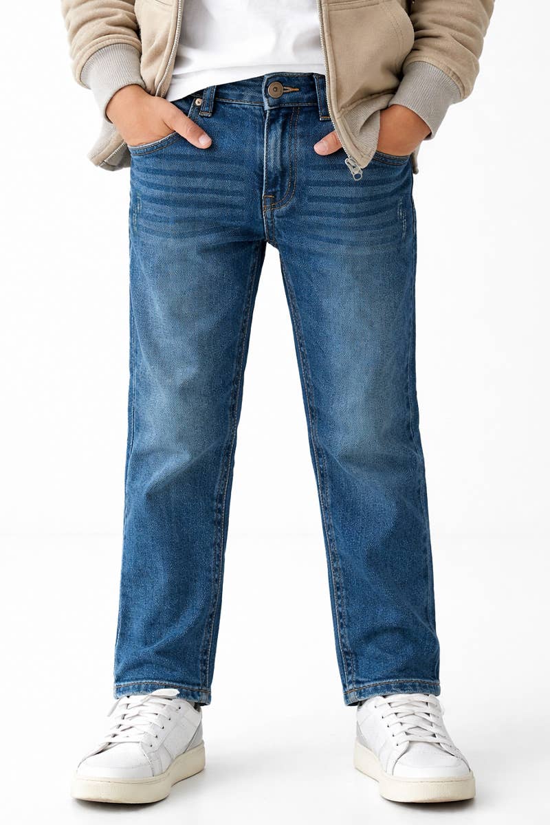 Boy's Basic Fit Medium Wash Jean