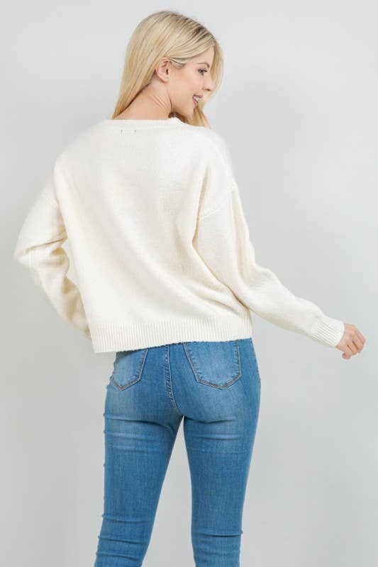 Mallard Duck Knit Sweater