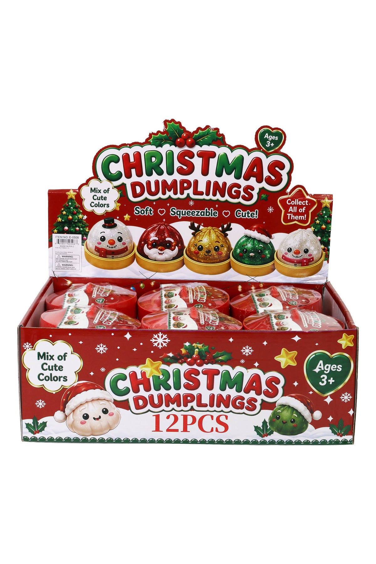 Christmas Variety Bao Bun Dumpling Squishy