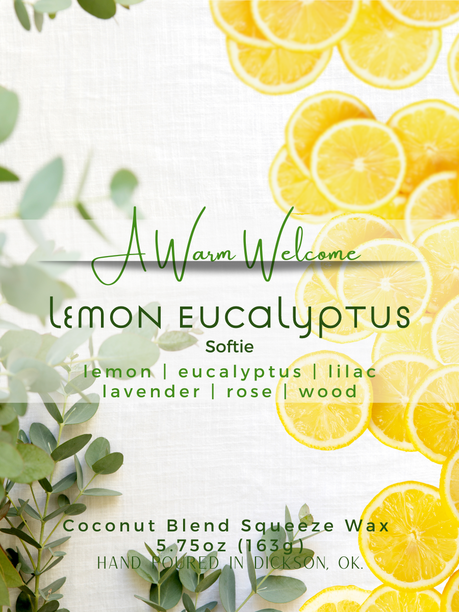 Lemon Eucalyptus Softie | Squeeze Wax Melt