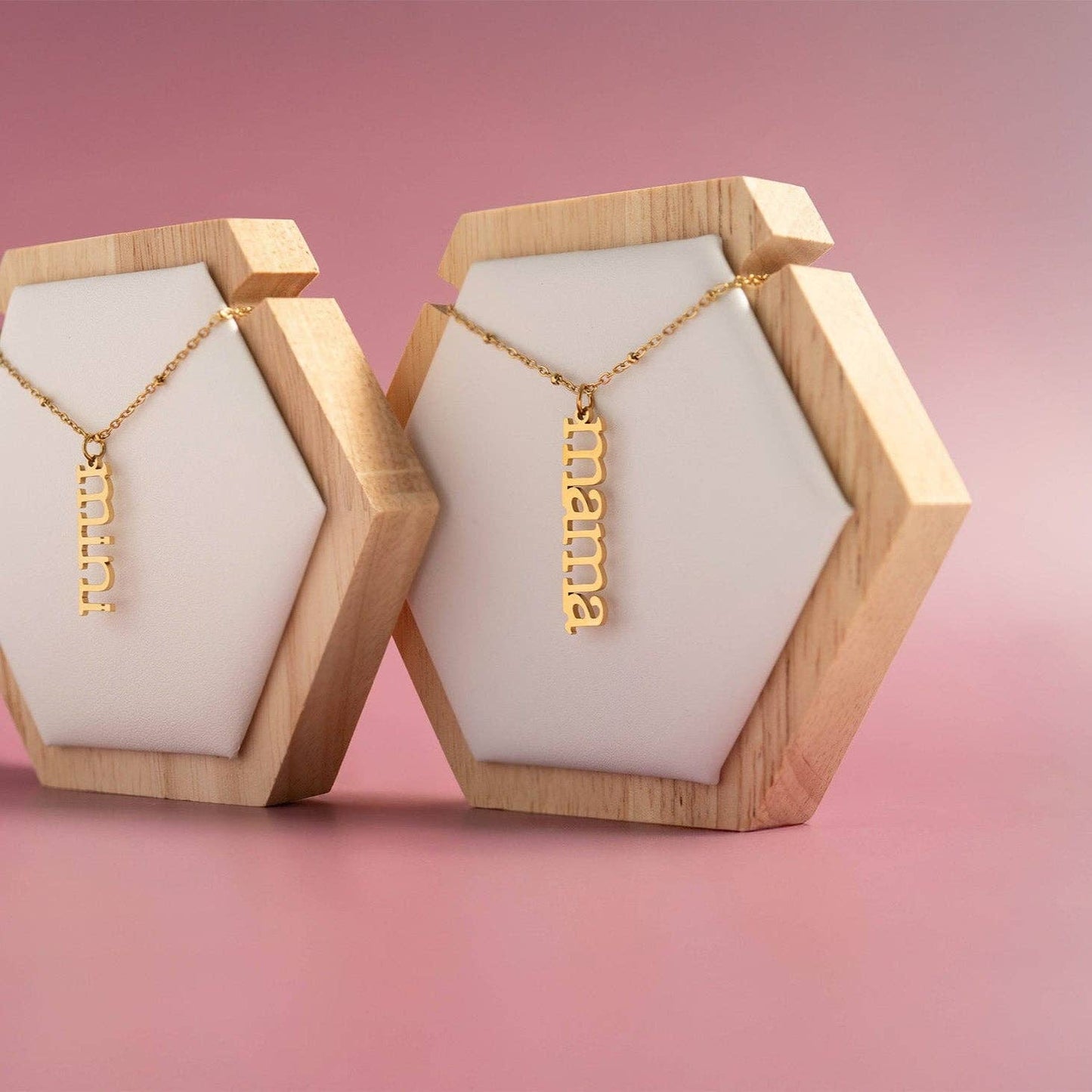 18K Gold PVD Stainless Steel Mama Charm