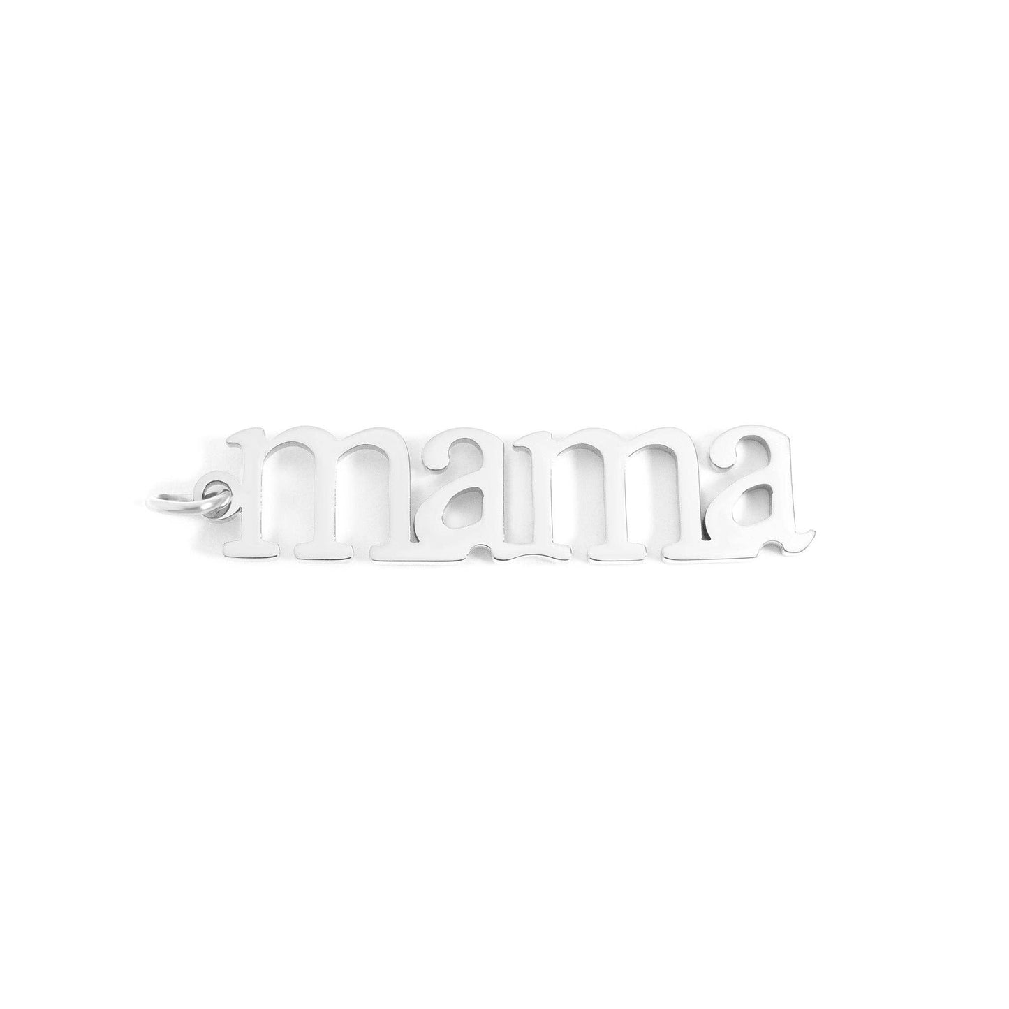 18K Gold PVD Stainless Steel Mama Charm