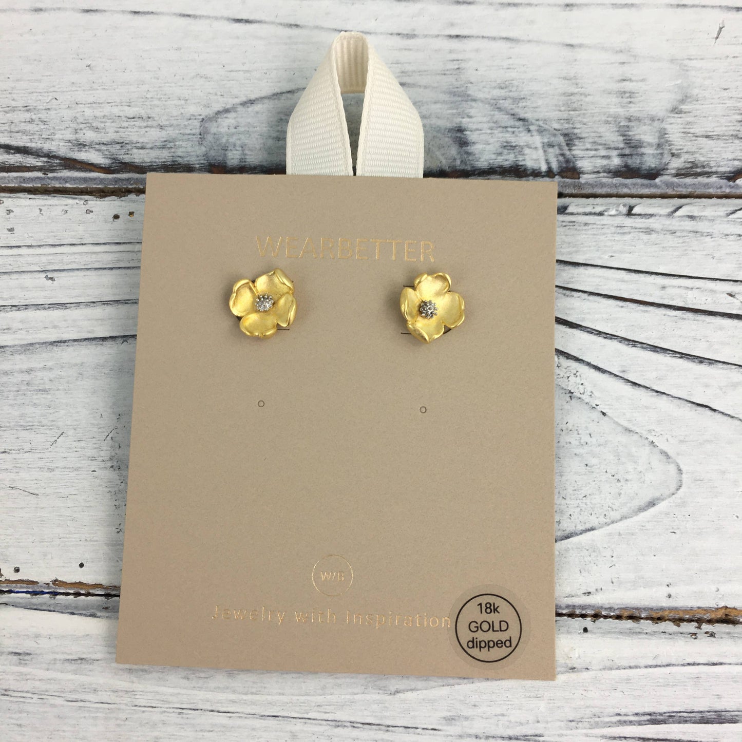 Magnolia post earrings 