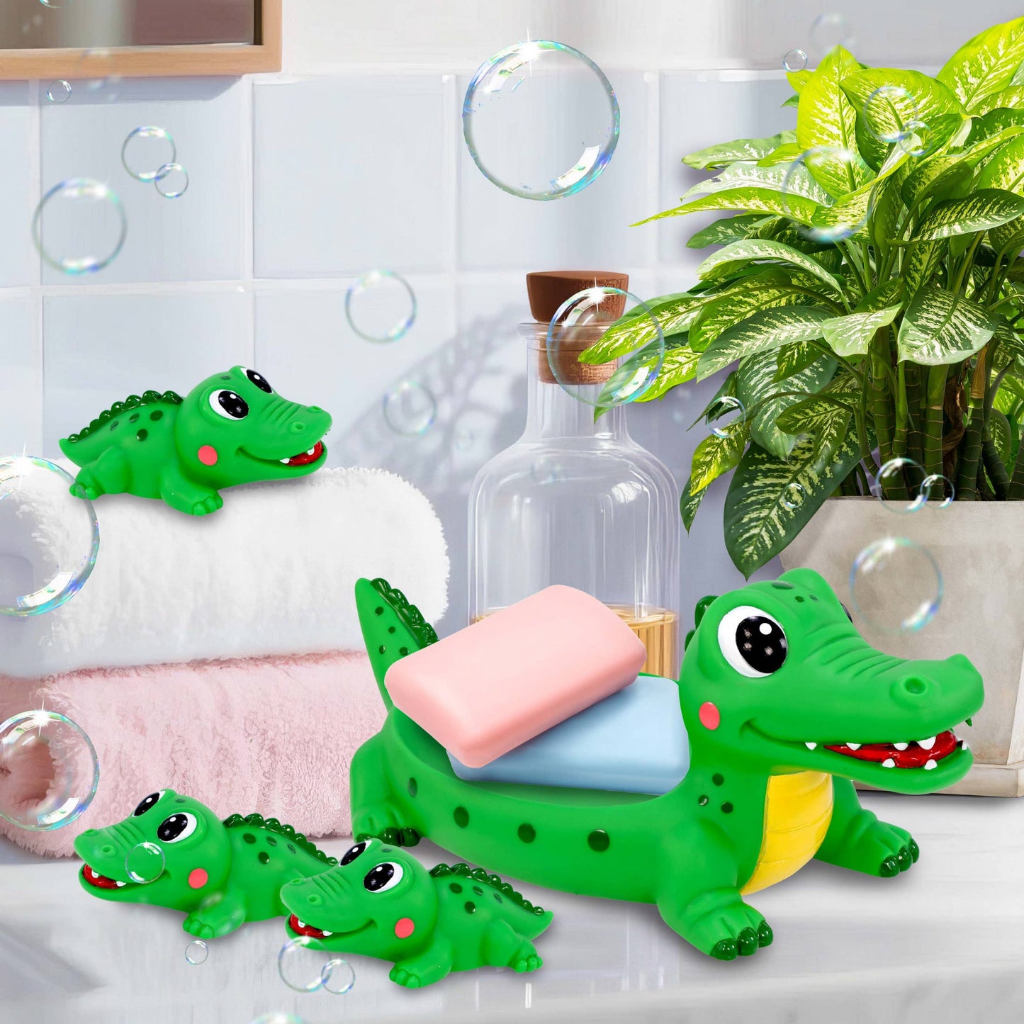 Family Bath Buddies - Alligator