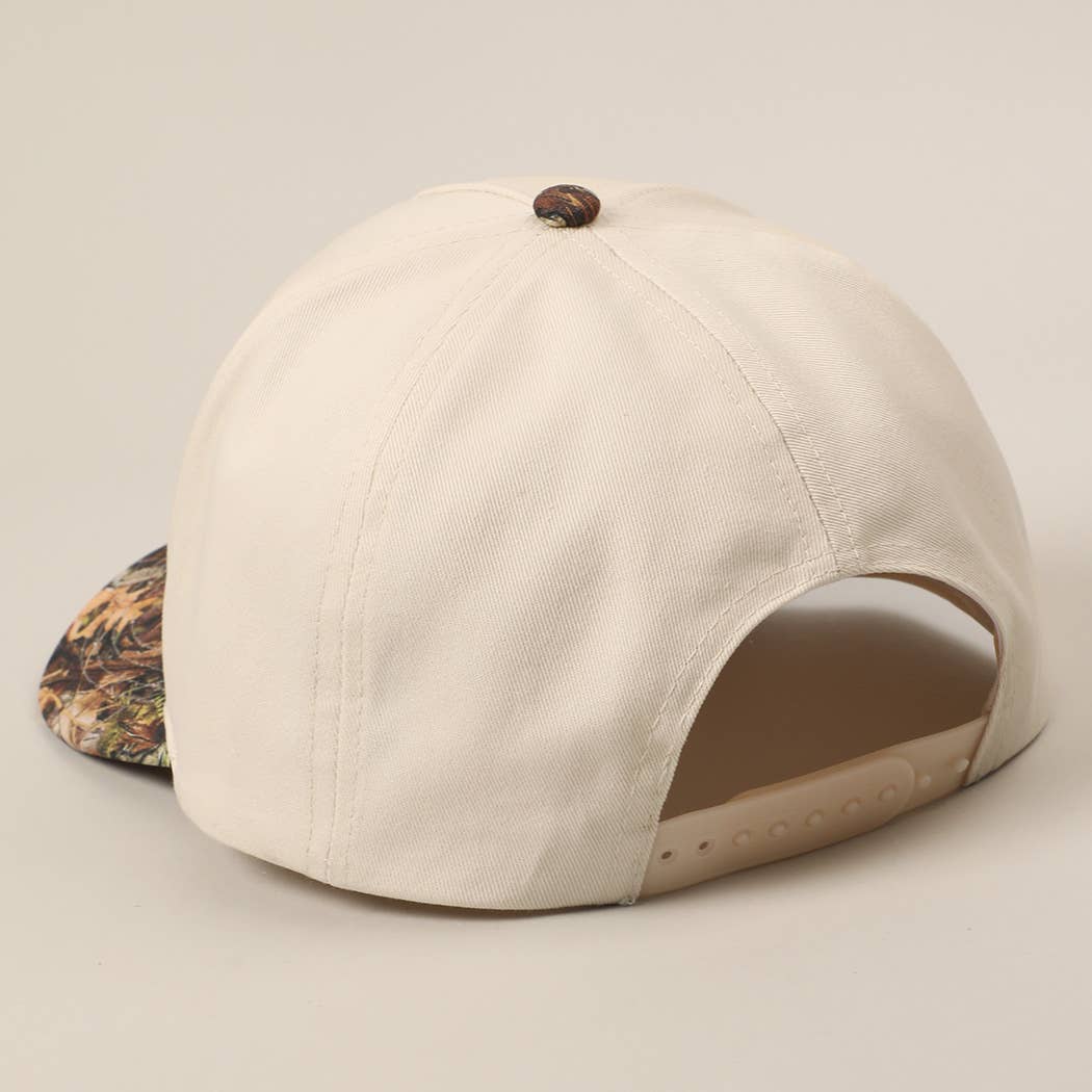 Made in the USA Embroidery Patch Camo Trucker Hat