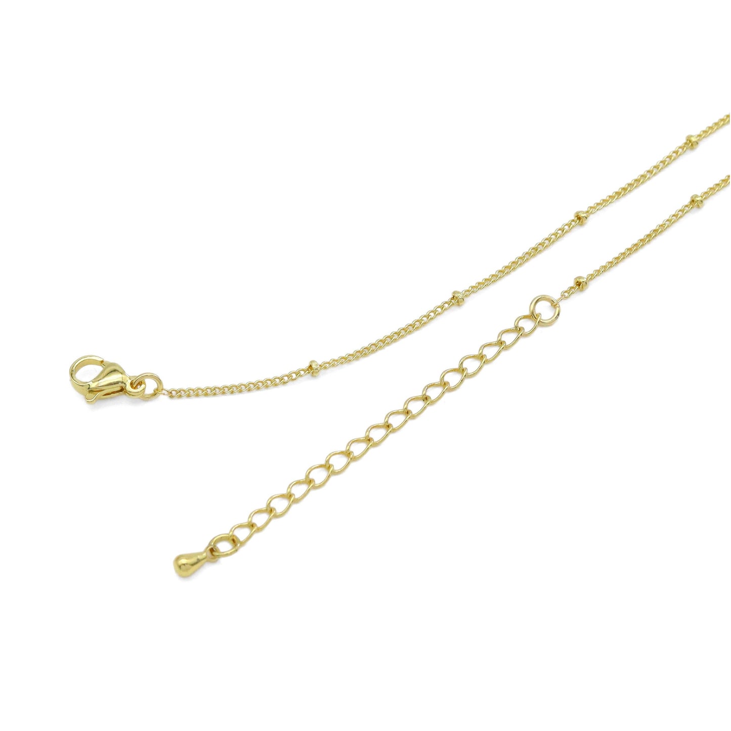 Balloon Bubble Initial Letter Charm Necklace