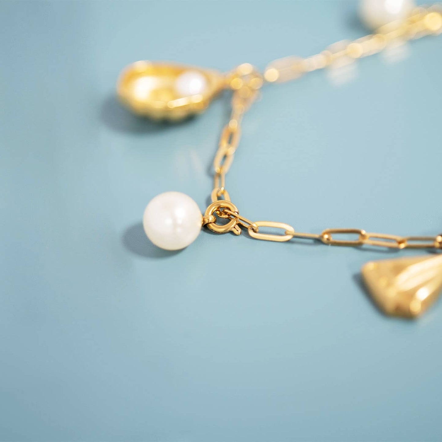 8mm Glass Pearl Charms