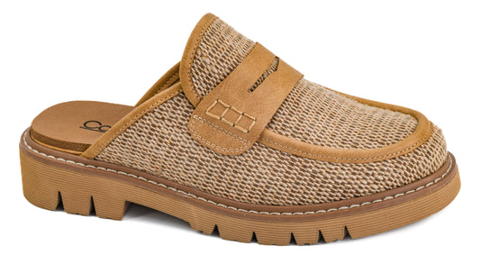 Am I Right Clog Mule Shoe Rafia