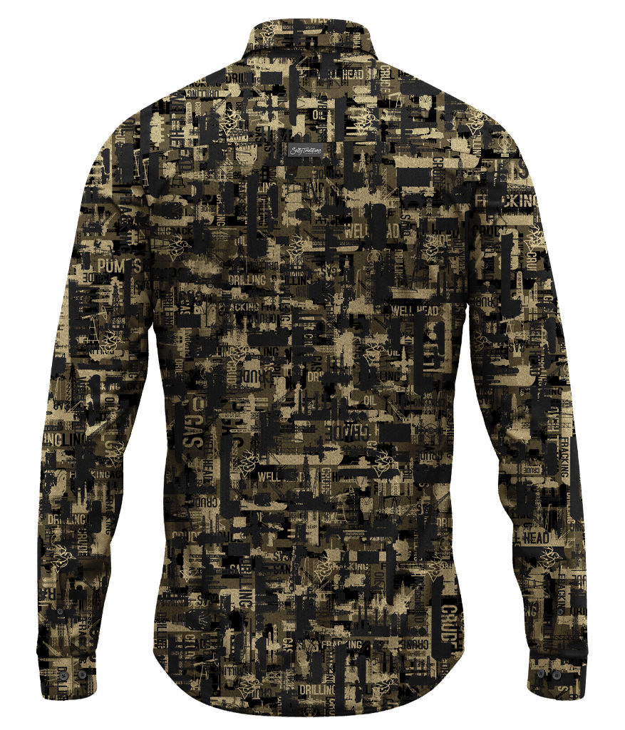 Black Gold Button Up