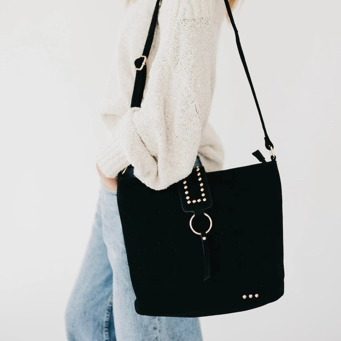 Rosemary Suede Bucket Bag