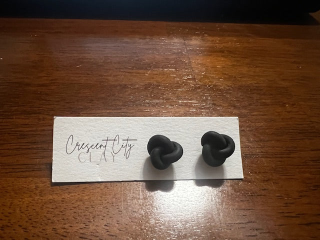 Clay Knot Earrings