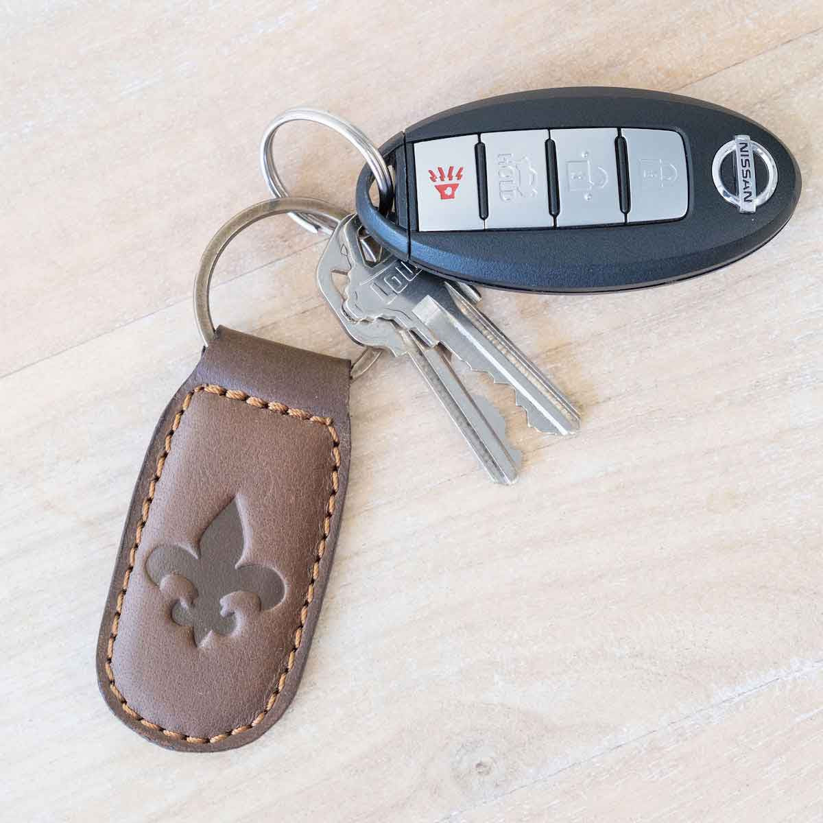 Leather Key Ring