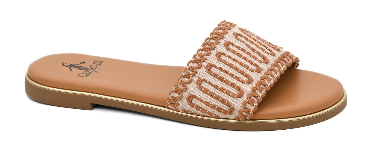 Here For A Good Time Corky's Sandal