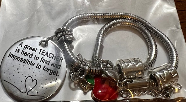 Teacher's Appreciation Charm Bracelet