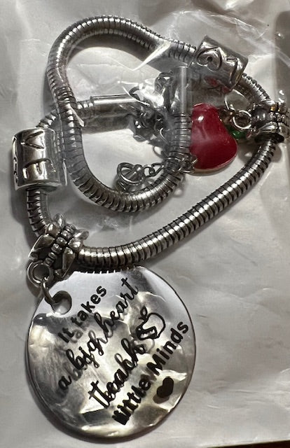 Teacher's Appreciation Charm Bracelet