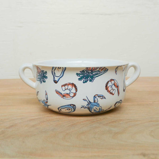 Louisiana Double Handle Gumbo Bowl