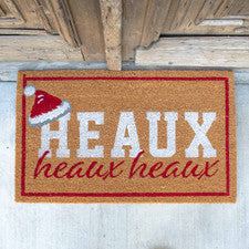 Santa Hat Heaux Heaux Doormat