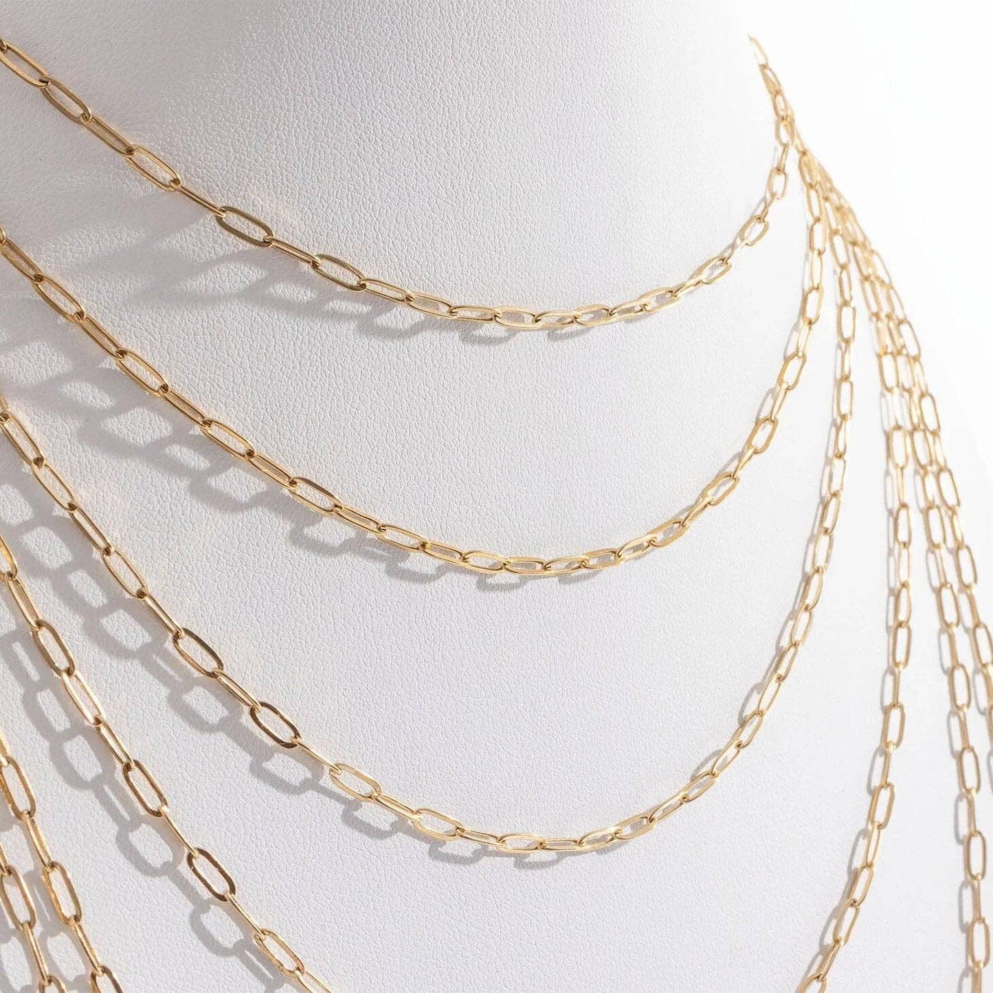 14K Gold Filled PLUS™ 2.5MM Paperclip Chain Necklace