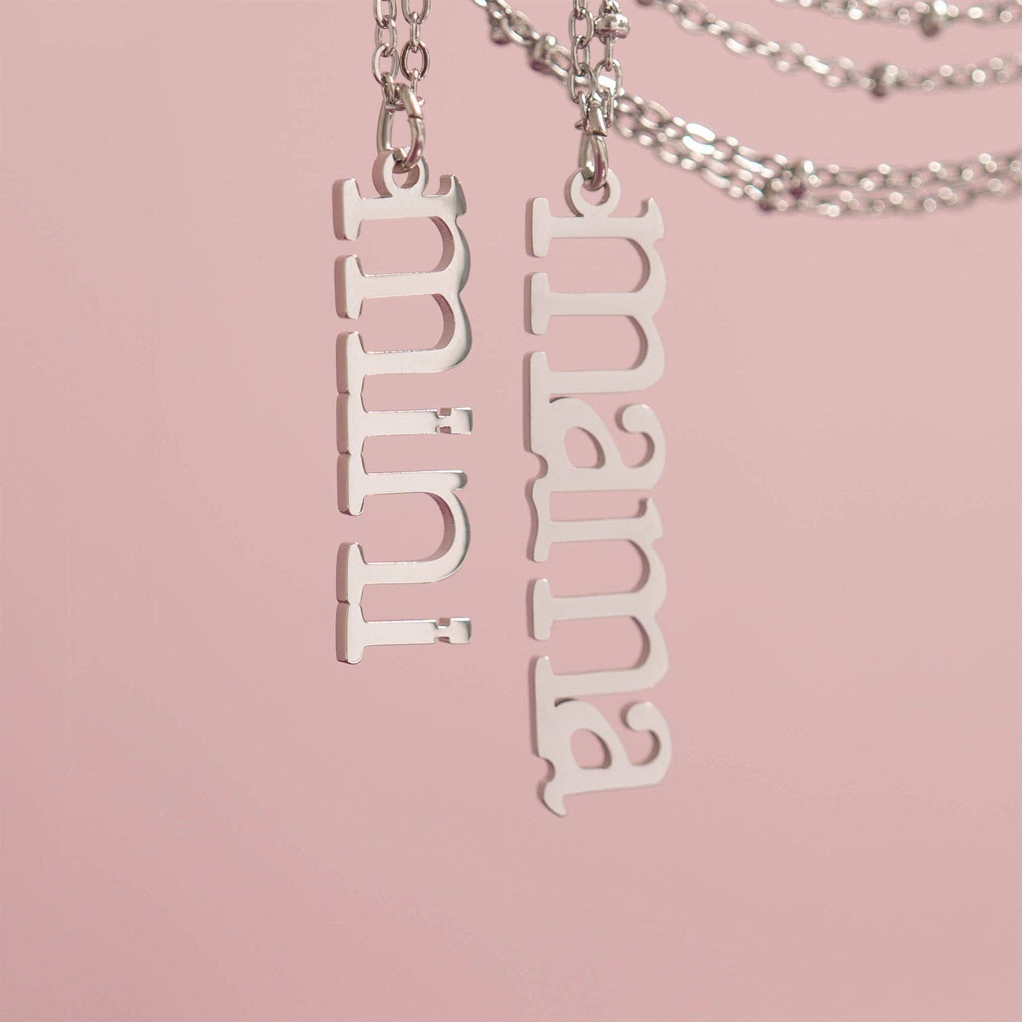 18K Gold PVD Stainless Steel Mama Charm