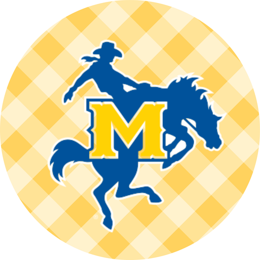 McNeese Cowboy Game Day Button