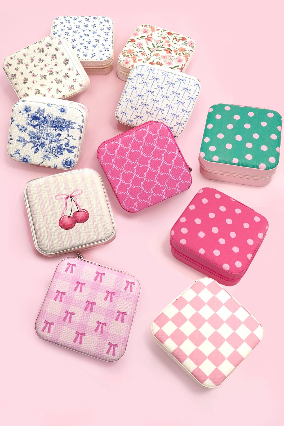 JEWELRY ORGANIZER TRAVEL BOX CASE