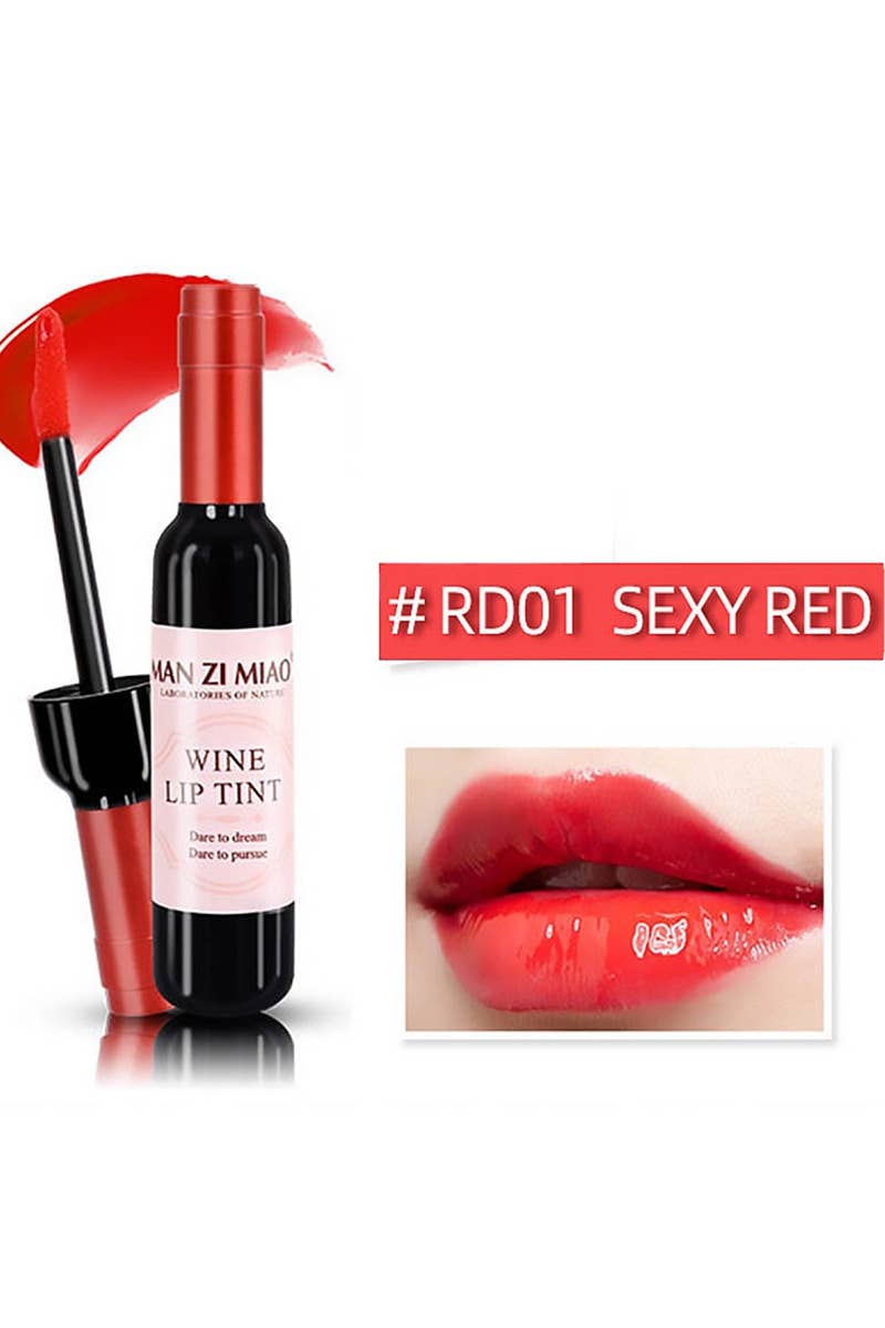 Long-lasting Lip Tint wine bottle shape Valentine gift