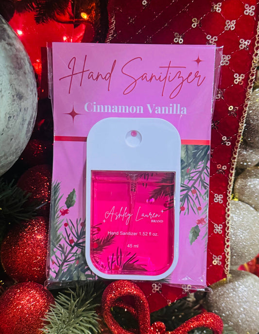 Cinnamon Vanilla Hand Sanitizer Spray