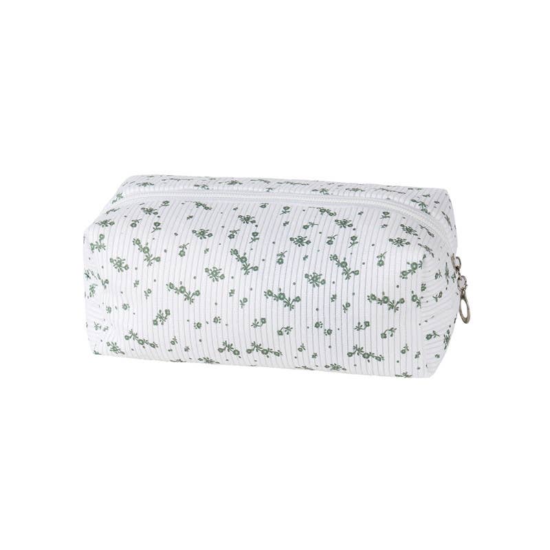 STRAWBERRY WESTERN BOW MAKEUP COSMETIC POUCH BAG