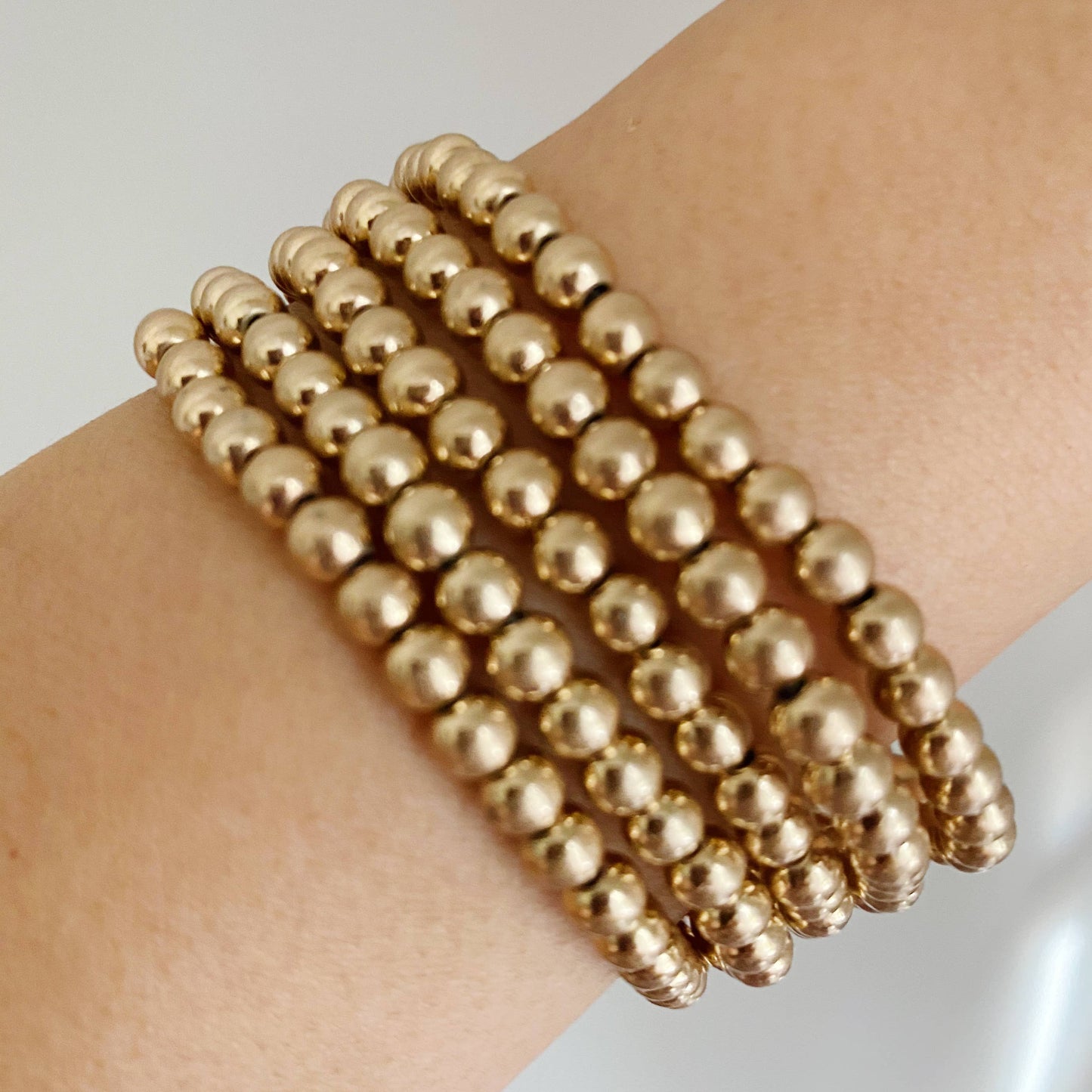 Golden Beads Bracelet