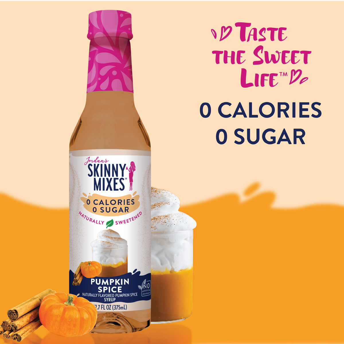 Naturally Sweetened Pumpkin Spice Syrup - 375ml