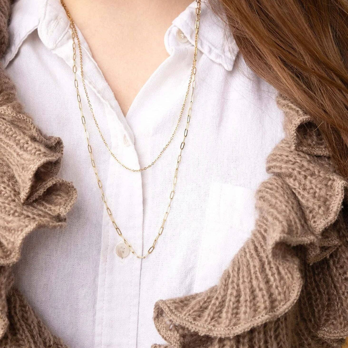 14K Gold Filled PLUS™ 2.5MM Paperclip Chain Necklace