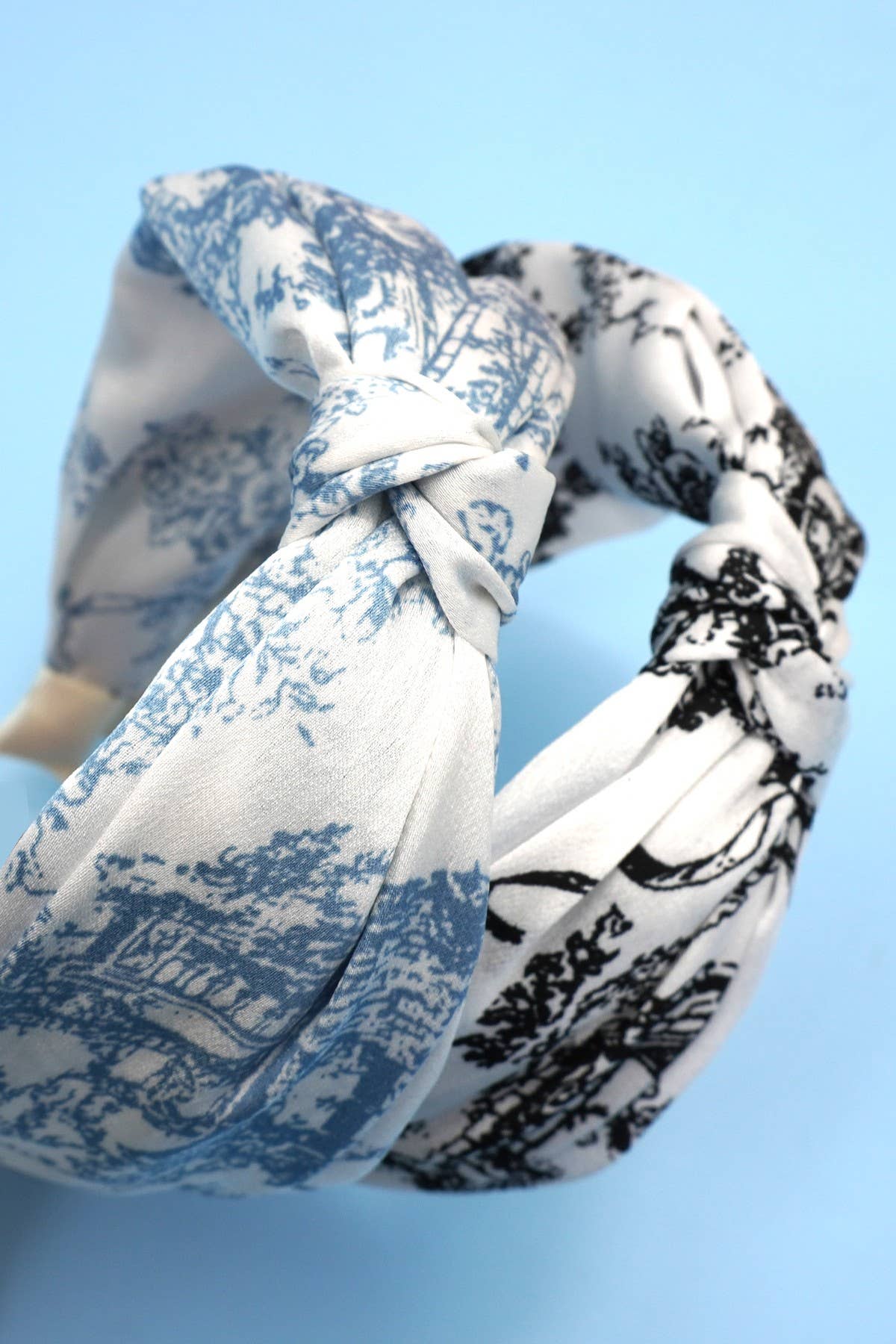 FLORAL TOILE PATTERN VINTAGE HAIR BAND BANGS | 40HB168