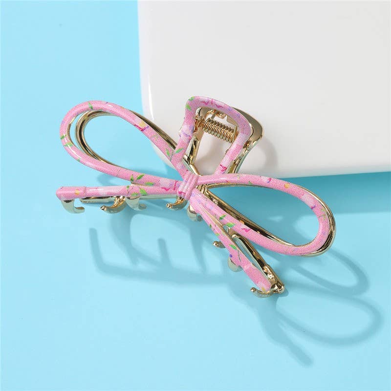 Botanical Floral Coquette Clip Hair Claw Clip