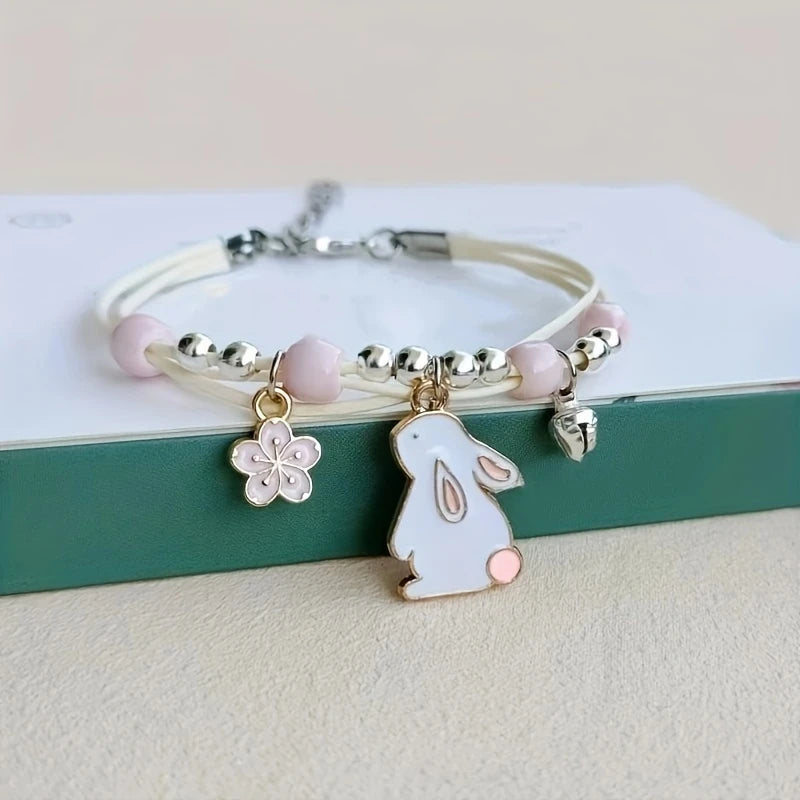 Easter Bunny Corded Bracelet