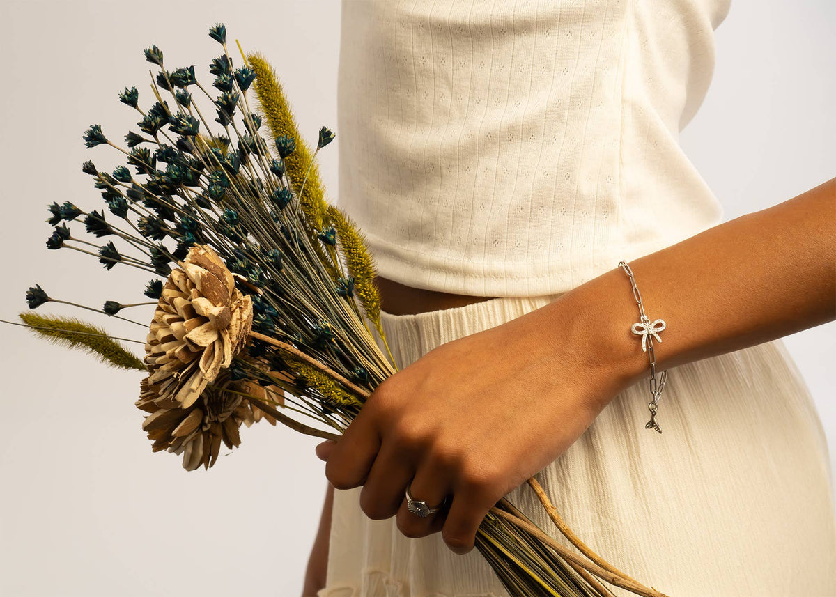 Stainless Steel Paperclip Chain Bracelet
