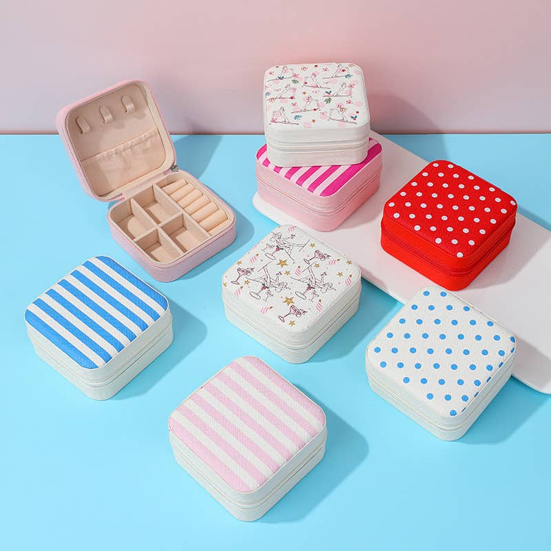 JEWELRY ORGANIZER TRAVEL BOX CASE