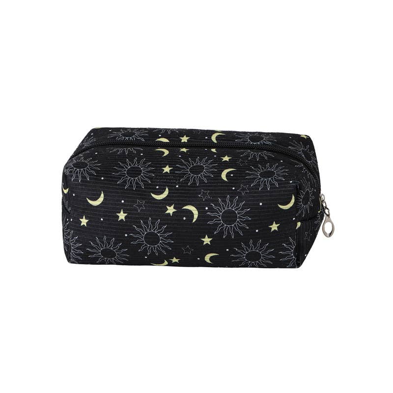 STRAWBERRY WESTERN BOW MAKEUP COSMETIC POUCH BAG