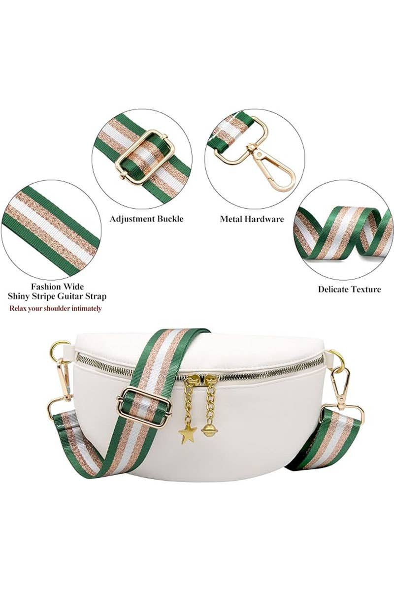 Game Day Striped Shoulder Bag Strap
