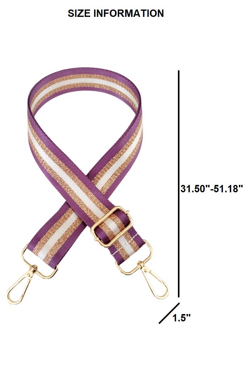 Game Day Striped Shoulder Bag Strap