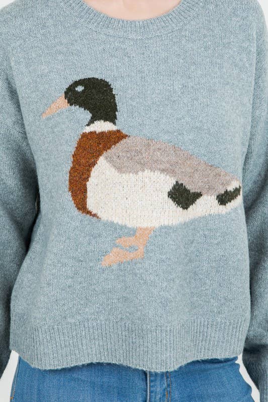 Mallard Duck Knit Sweater