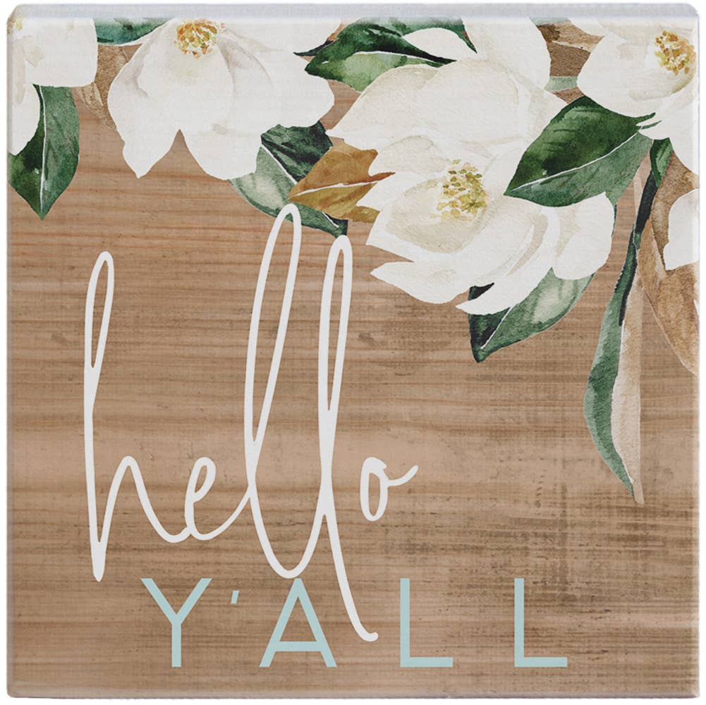Hello Y'all Magnolias - Small Talk Square