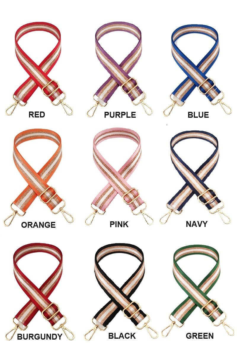 Game Day Striped Shoulder Bag Strap