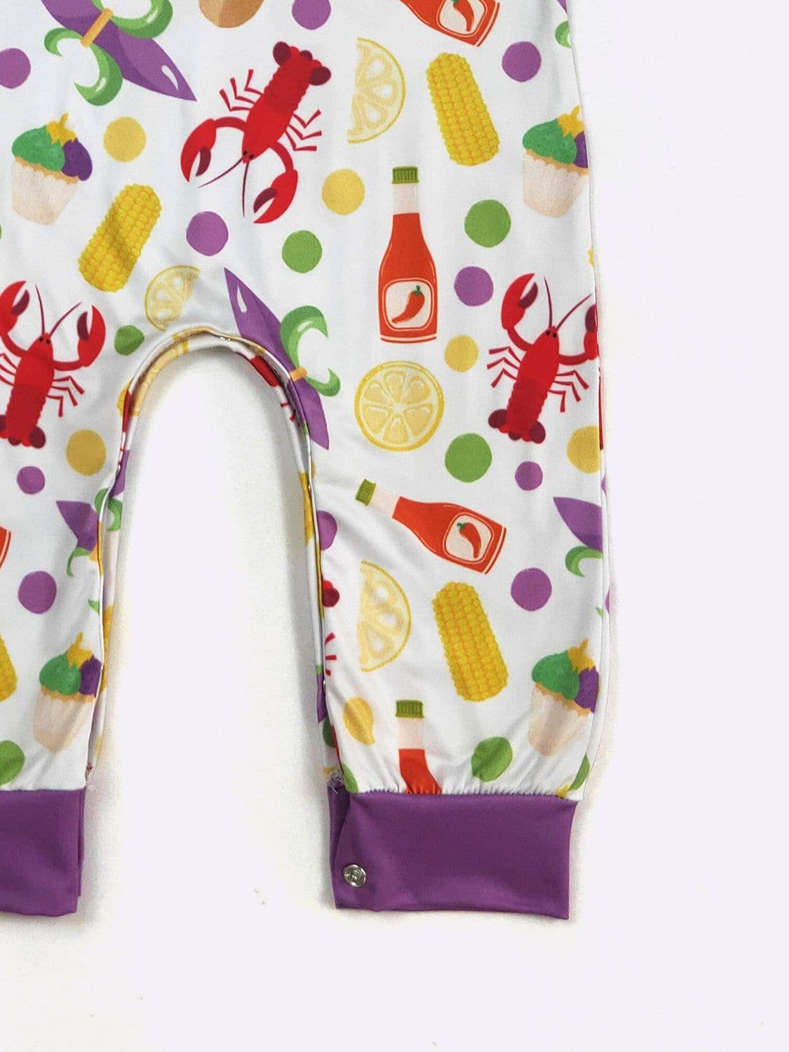 Mardi Crawfish Boy Romper
