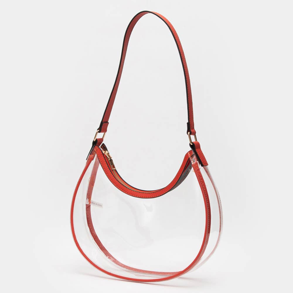 Transparent Shoulder Hobo Bag
