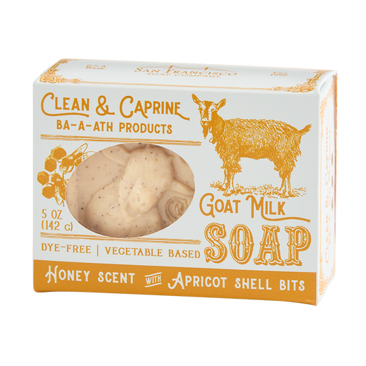 Honey Goat Milk 5oz pressed bar soap