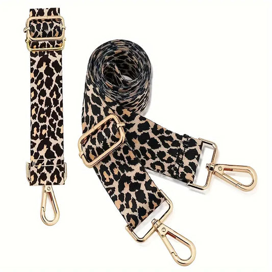 Leopard Print Bag Strap